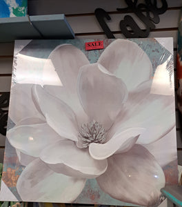 Canvas Flower Print