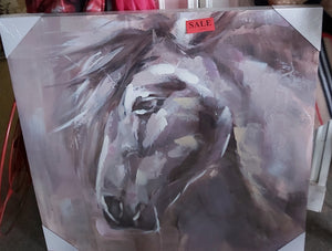 Canvas horse print