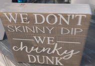 Custom wood sign
