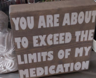 Wood Sign- Funny