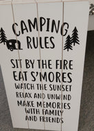 Camping Rules Sign