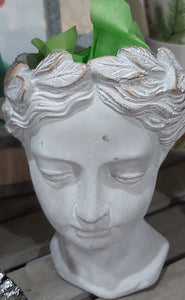 Goddess Head planter
