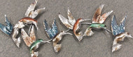 Flocking metal birds