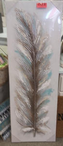 Feather wall art