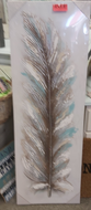 Feather wall art