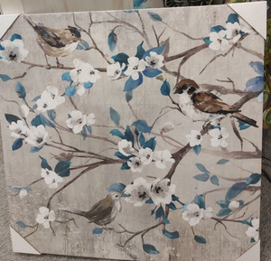 Canvas Bird Print