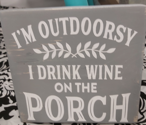 Outdoorsy sign