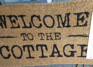 Welcome to the Cottage Outdoor Mat