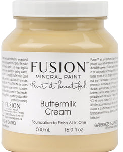 Fusion Minerl Paint- Buttermilk Cream- 500ml