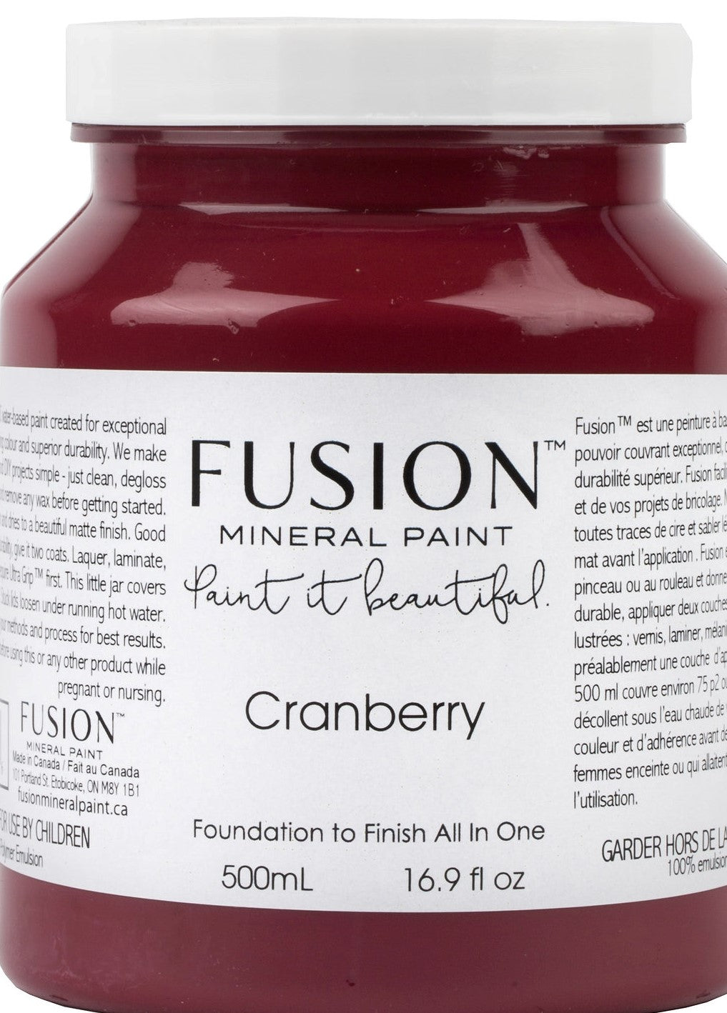 Fusion Mineral Paint- Cranberry-500ml