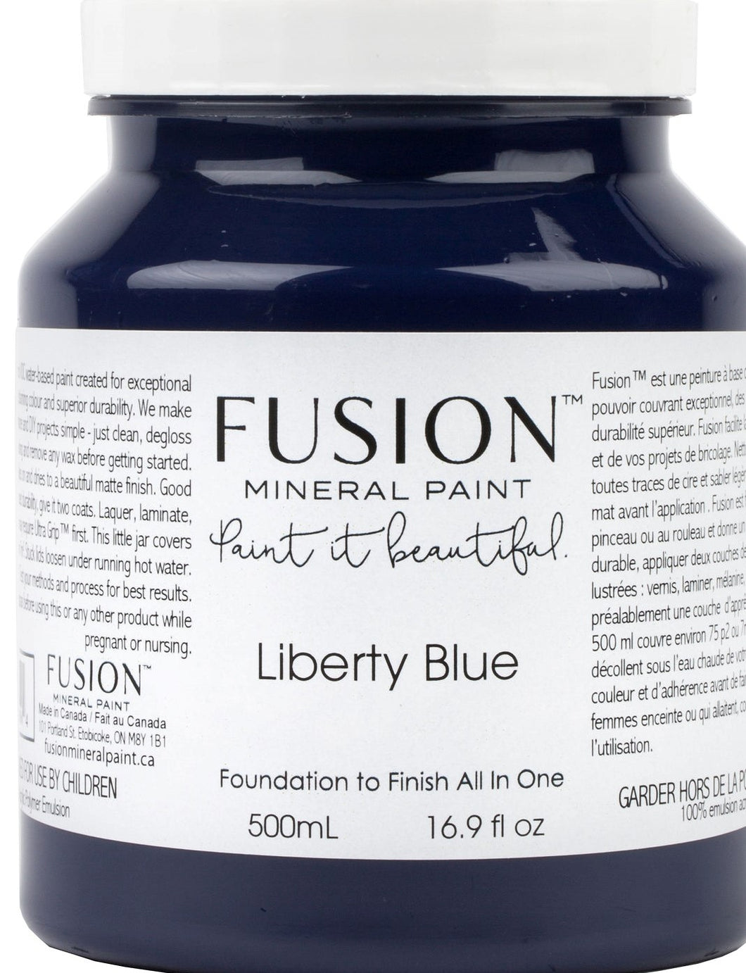 Fusion Mineral Paint- Liberty Blue-500ml