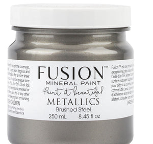 Fusion Metallics- Brushed Steel- 250 ml