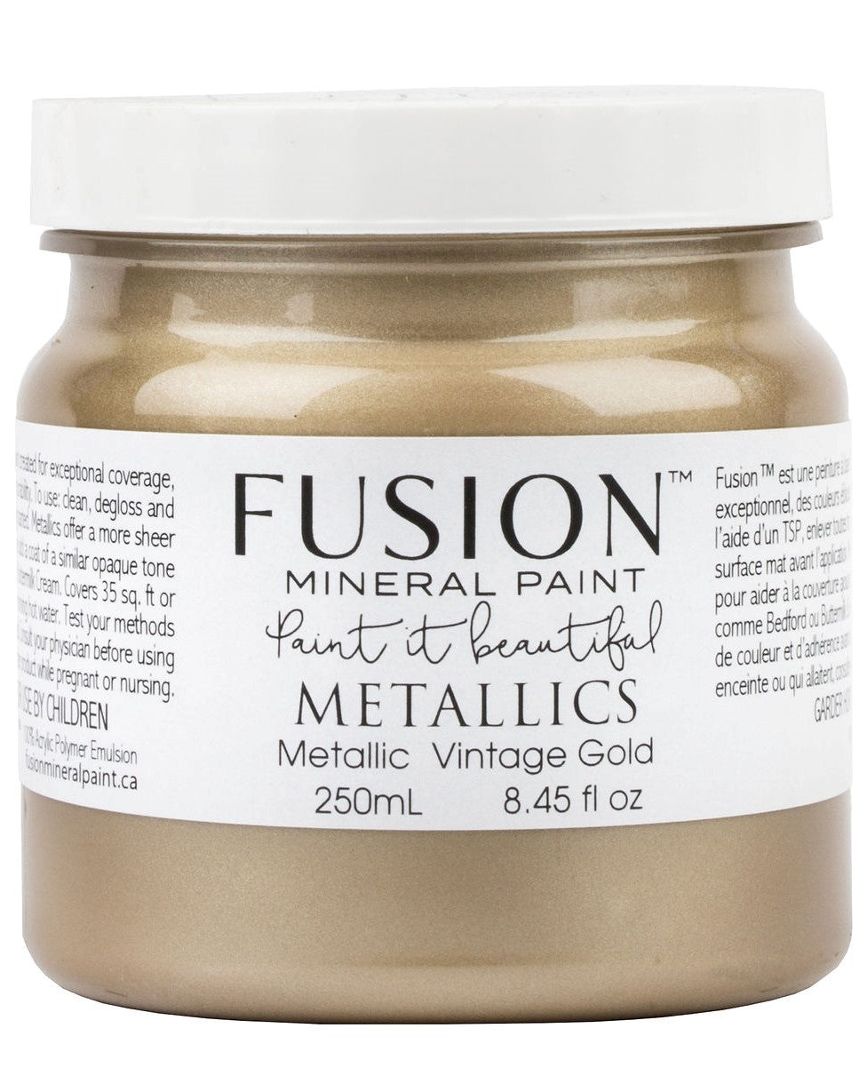 Fusion Metallics- Vintage Gold- 250 ml